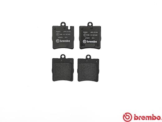 A.B.S. P 50 033 BREMBO Bremsbelagsatz, Scheibenbremse